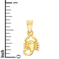 Load image into Gallery viewer, Solid Gold Scorpion Pendant - 10k or 14k
