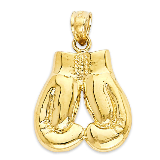 Solid Gold Boxing Glove Pendant - 10k or 14k