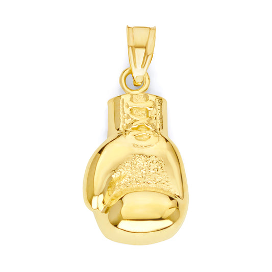 Solid Gold Boxing Glove Pendant - 10k or 14k