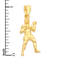 Load image into Gallery viewer, Solid Gold Boxing Pendant - 10k or 14k