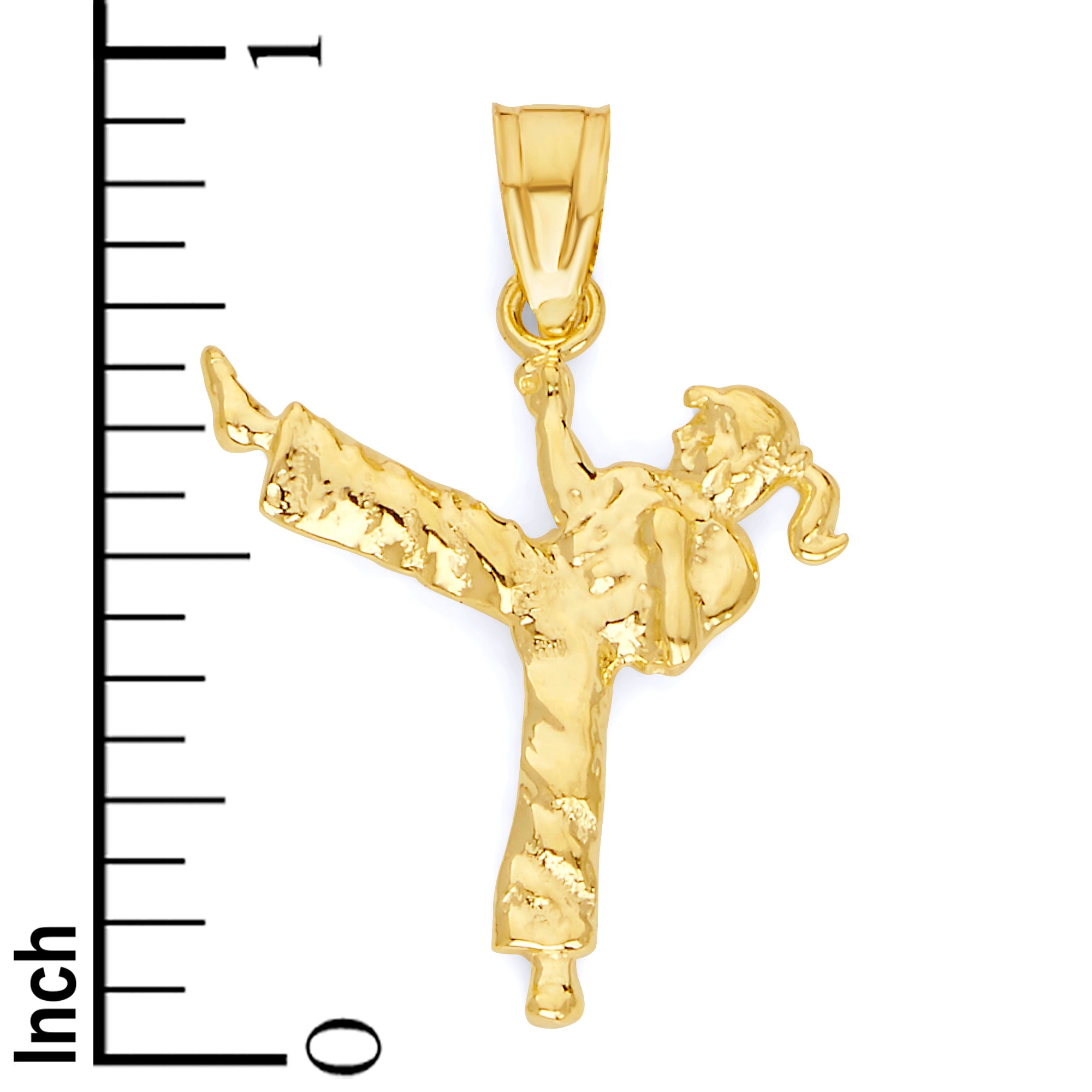 Solid Gold Karate Pendant - 10k or 14k