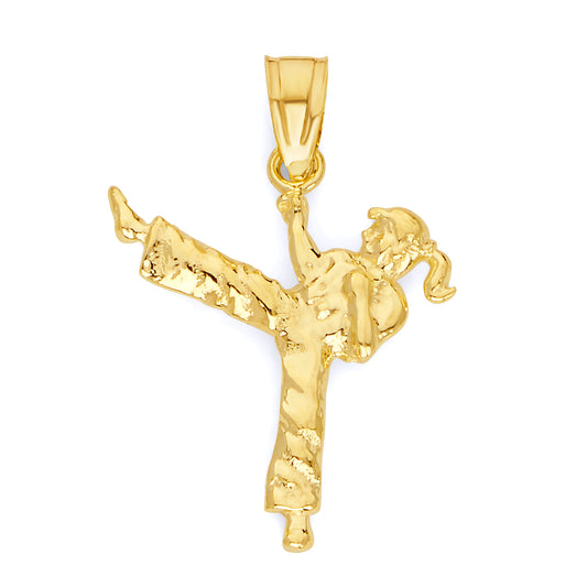 Solid Gold Karate Pendant - 10k or 14k