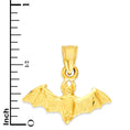 Load image into Gallery viewer, Solid Gold Bat Pendant - 10k or 14k
