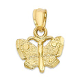 Load image into Gallery viewer, Solid Gold Butterfly Pendant - 10k or 14k