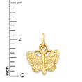 Load image into Gallery viewer, Solid Gold Butterfly Pendant - 10k or 14k