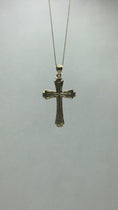 Load and play video in Gallery viewer, Solid Gold Cross Pendant - 10k or 14k