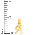 Load image into Gallery viewer, Solid Gold Initial Pendant - 10k or 14k