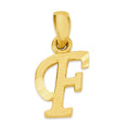 Load image into Gallery viewer, Solid Gold Initial Pendant - 10k or 14k