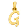 Load image into Gallery viewer, Solid Gold Initial Pendant - 10k or 14k
