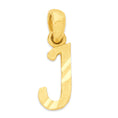 Load image into Gallery viewer, Solid Gold Initial Pendant - 10k or 14k