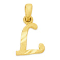 Load image into Gallery viewer, Solid Gold Initial Pendant - 10k or 14k