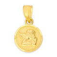 Load image into Gallery viewer, Solid Gold Angel Pendant - 10k or 14k
