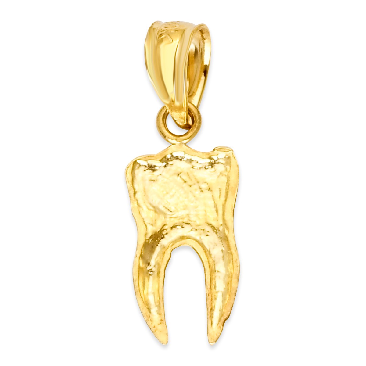 Solid Gold Tooth Pendant - 10k or 14k