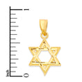 Load image into Gallery viewer, Solid 10k Gold Star of David Pendant
