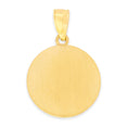 Load image into Gallery viewer, 10k/14k Solid Gold Saint George Medallion Pendant - Religious Jewelry for Protection
