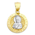 Load image into Gallery viewer, Solid Gold Saint Nicholas Pendant - 10k or 14k
