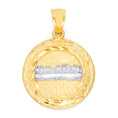 Load image into Gallery viewer, 10k Solid Gold Last Supper Pendant - Religious Jesus Necklace
