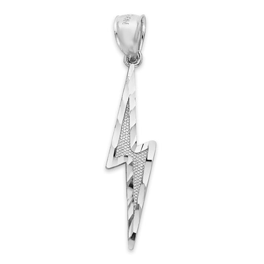 925 Sterling Silver Lightning Bolt Pendant