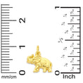 Load image into Gallery viewer, 10k/14k Solid Gold Elephant Charm - Animal Jewelry for Bracelet
