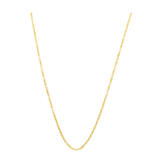 Solid Gold 0.85mm Rolo Chain - 10k or 14k