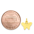 Load image into Gallery viewer, Solid Gold Butterfly Charm - 10k or 14k
