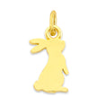 Load image into Gallery viewer, Solid Gold Rabbit Charm - 10k or 14k

