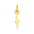 Load image into Gallery viewer, Solid Gold Lighting Bolt Charm - 10k or 14k
