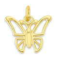 Load image into Gallery viewer, Solid Gold Butterfly Charm with Clasp - 10k or 14k
