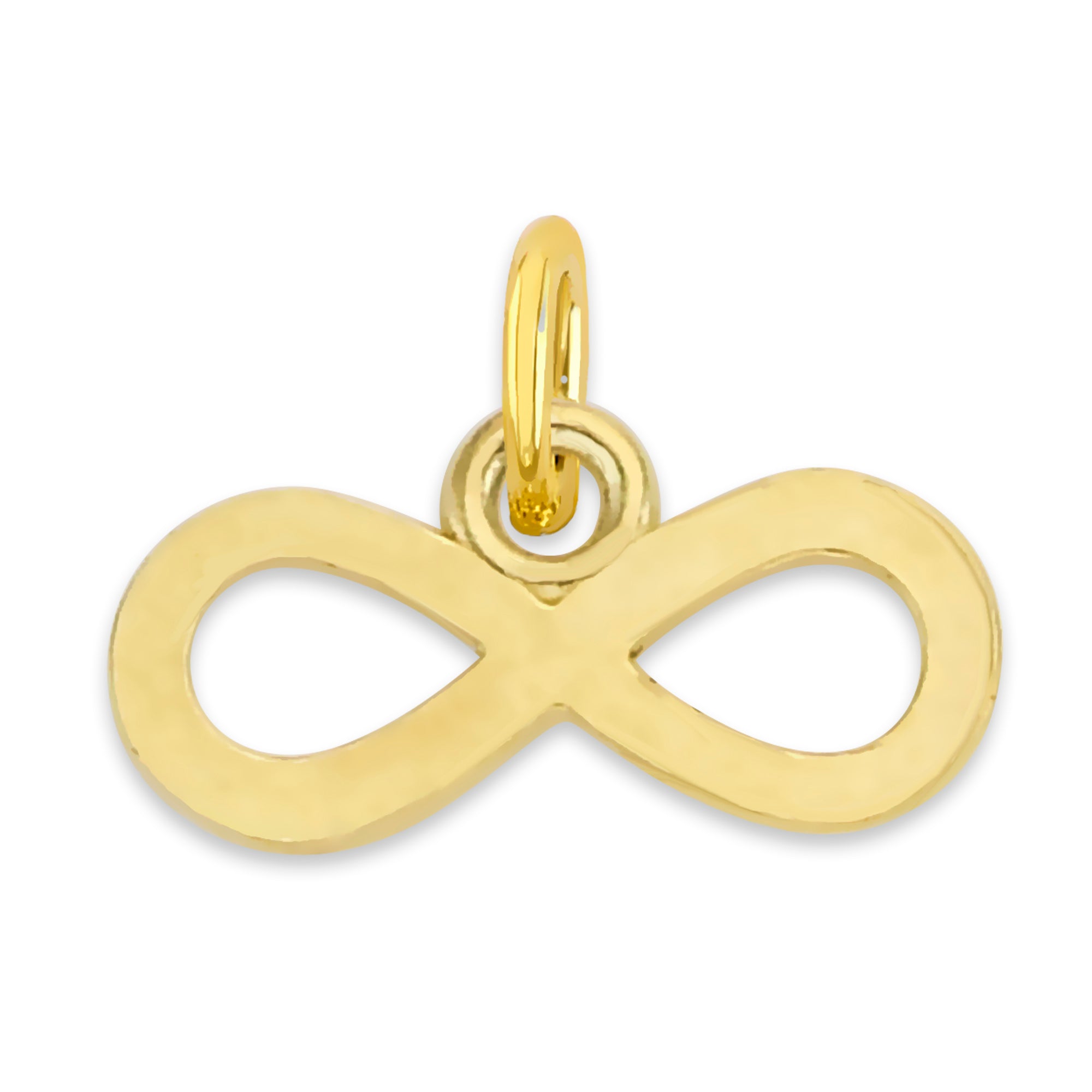 Solid Gold Infinity Charm - 10k or 14k
