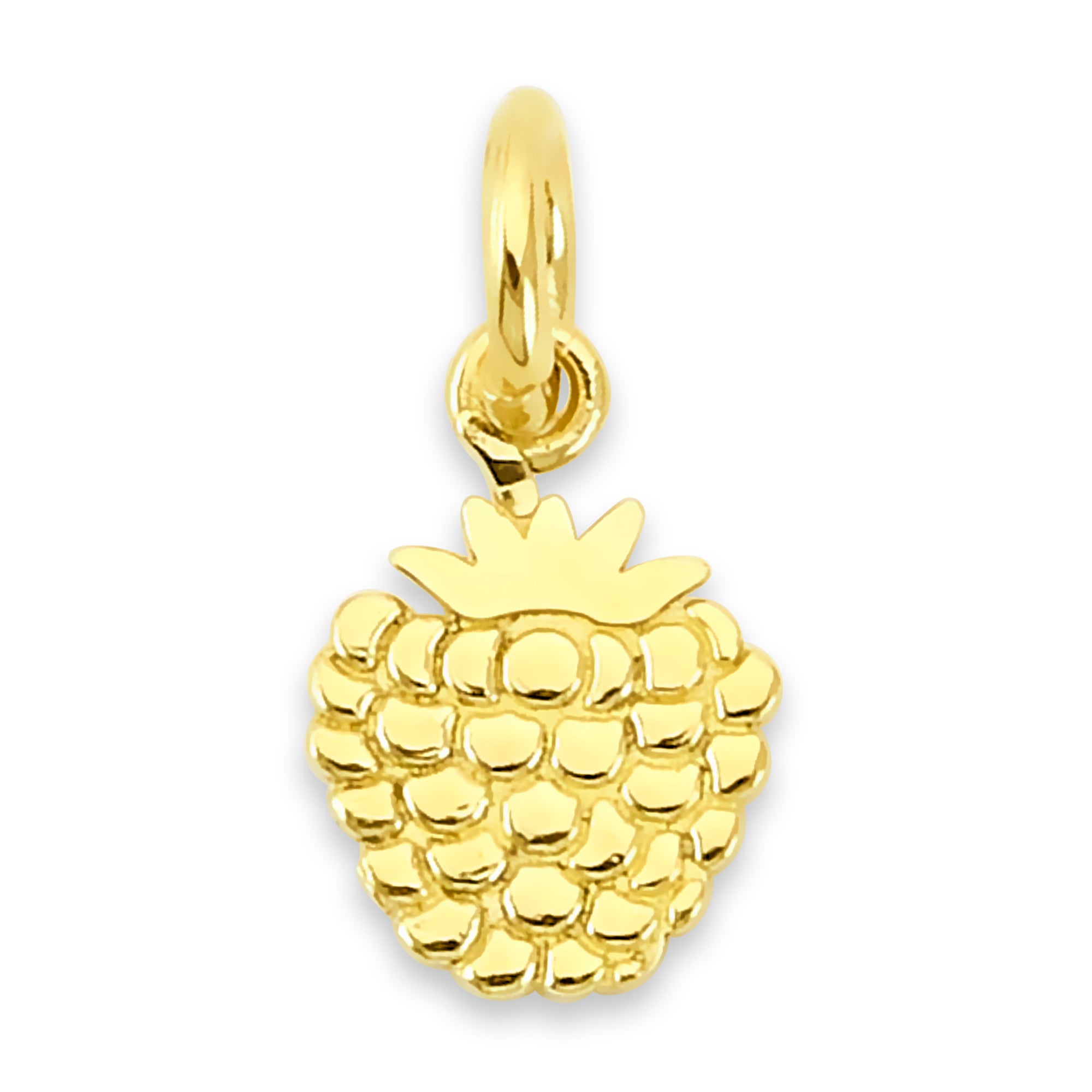 Solid Gold Raspberry Charm - 10k or 14k