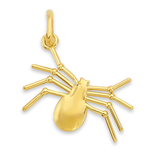 Solid Gold Spider Charm- 10k or 14k