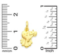 Load image into Gallery viewer, Solid Gold Ghost with Pumpkin Charm- 10k or 14k
