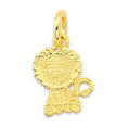 Load image into Gallery viewer, Solid Gold Lion Charm - 10k or 14k
