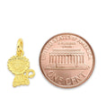Load image into Gallery viewer, Solid Gold Lion Charm - 10k or 14k

