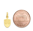 Load image into Gallery viewer, Solid Gold Dreidel Charm - 10k or 14k
