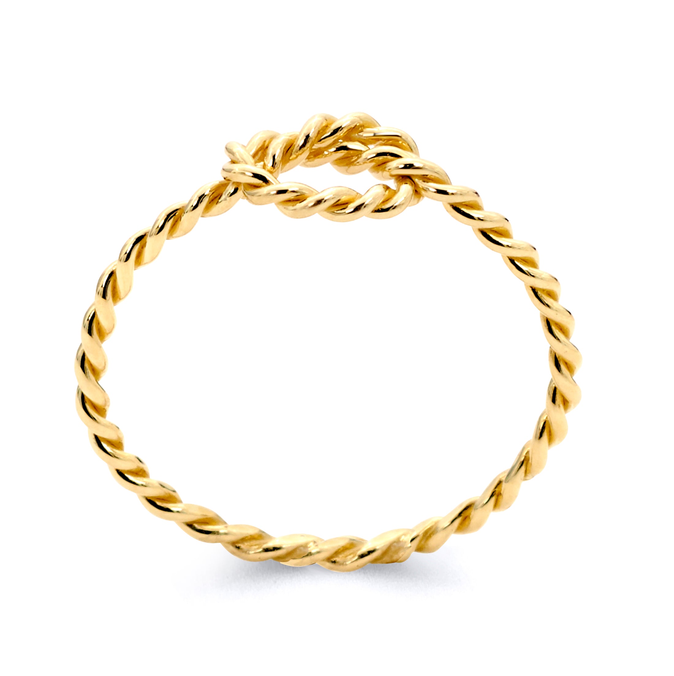 Solid Gold Knot Ring - 10k or 14k