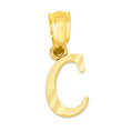 Load image into Gallery viewer, 10k/14k Solid Gold Initial Pendant - Personalized Jewelry for Necklace
