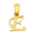 Load image into Gallery viewer, 10k/14k Solid Gold Initial Pendant - Personalized Jewelry for Necklace
