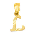 Load image into Gallery viewer, 10k/14k Solid Gold Initial Pendant - Personalized Jewelry for Necklace
