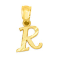 Load image into Gallery viewer, 10k/14k Solid Gold Initial Pendant - Personalized Jewelry for Necklace

