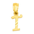 Load image into Gallery viewer, 10k/14k Solid Gold Initial Pendant - Personalized Jewelry for Necklace
