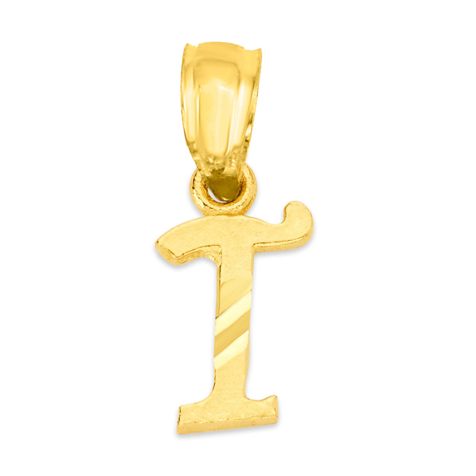 10k/14k Solid Gold Initial Pendant - Personalized Jewelry for Necklace