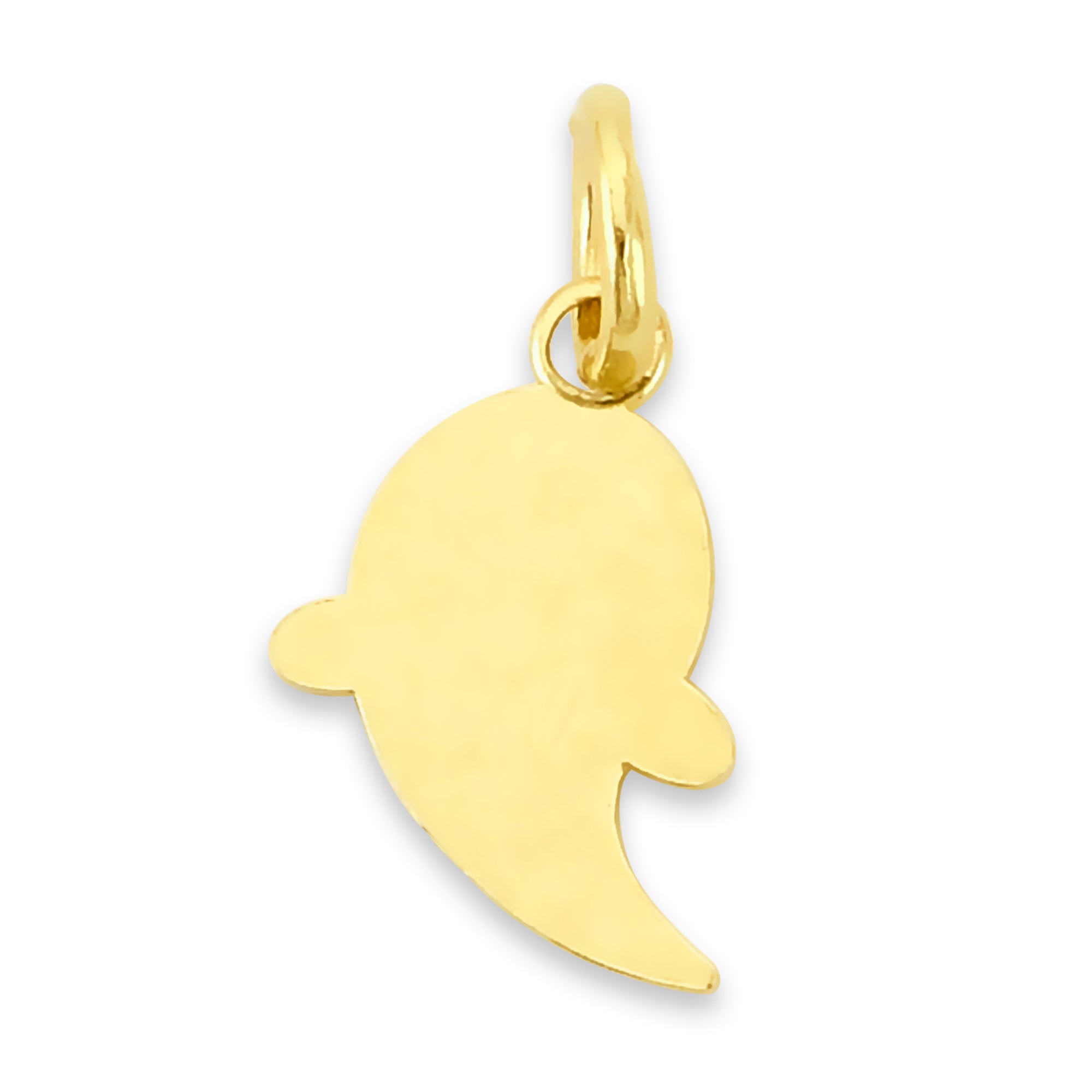 Solid Gold Ghost Charm- 10k or 14k