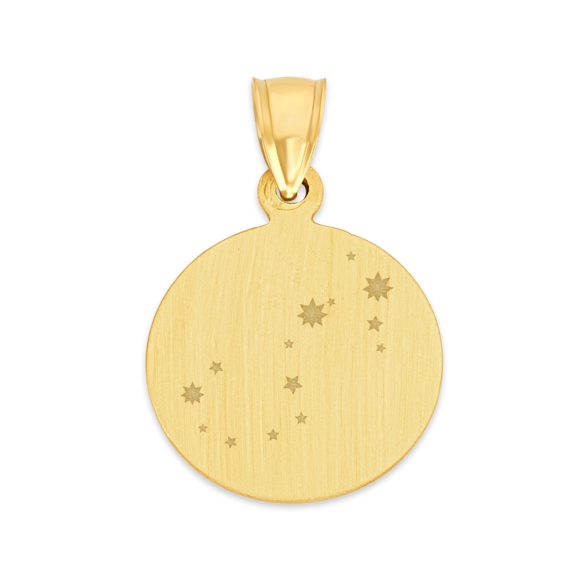 Solid Gold Zodiac Constellation Pendant - 10k or 14k