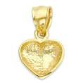 Load image into Gallery viewer, 10k/14k Solid Gold Heart Pendant - Romantic Jewelry Gifts
