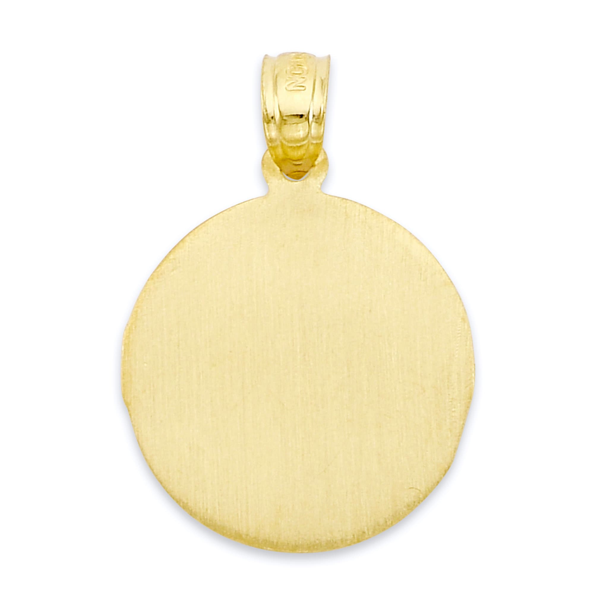 Solid Gold Saint Christopher Pendant - 10k or 14k
