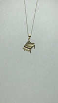 Load and play video in Gallery viewer, Solid Gold Piano Pendant - 10k or 14k
