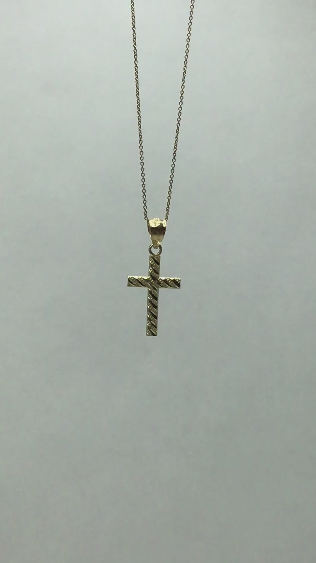 10k/14k Gold Cross Pendant - Religious Jewelry Gifts