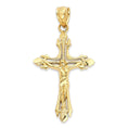 Load image into Gallery viewer, Solid Gold Crucifix Pendant - 10k or 14k
