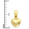 Load image into Gallery viewer, Solid Gold Heart Pendant - 10k or 14k
